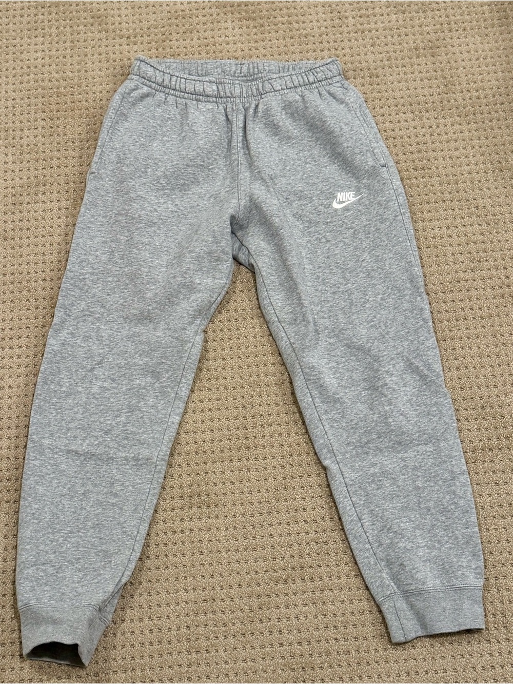Nike Men’s Grey Fleece Jogger Pants